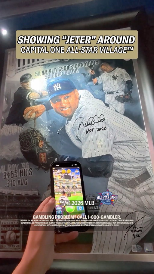 Let us show you around, Captain 🤳 @derekjeter 

#mlb #onlinecasino