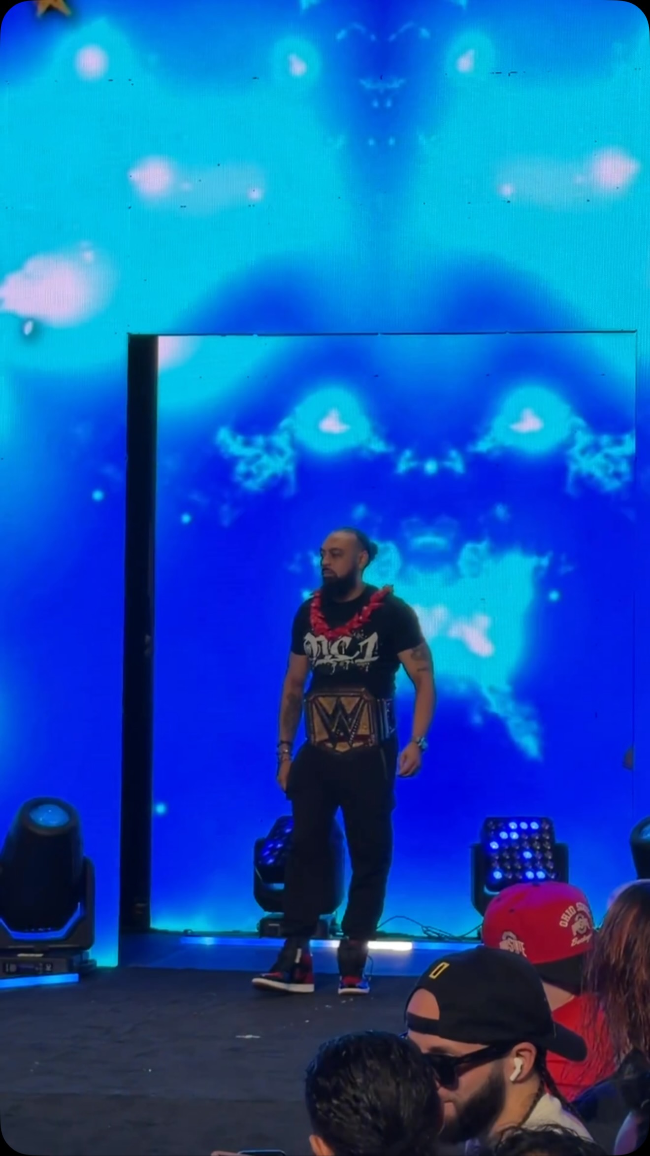 Temu Roman Reigns entrance at Fanatics Fest #WWE