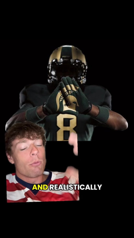Michigan States football jersey collection is goated #football #collegefootball #michiganstate #msu