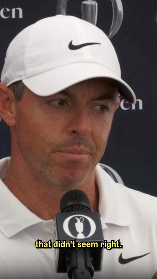 Rory McIlroy weighs in on Bryson DeChambeau's penalty and the ensuing scenes.