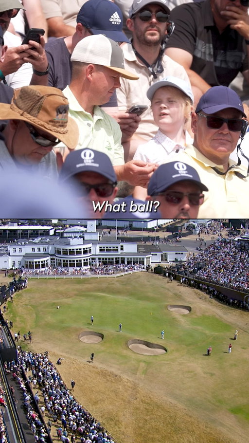 Caught on the links. 

From The Open shop to the grandstands: meet Rory.