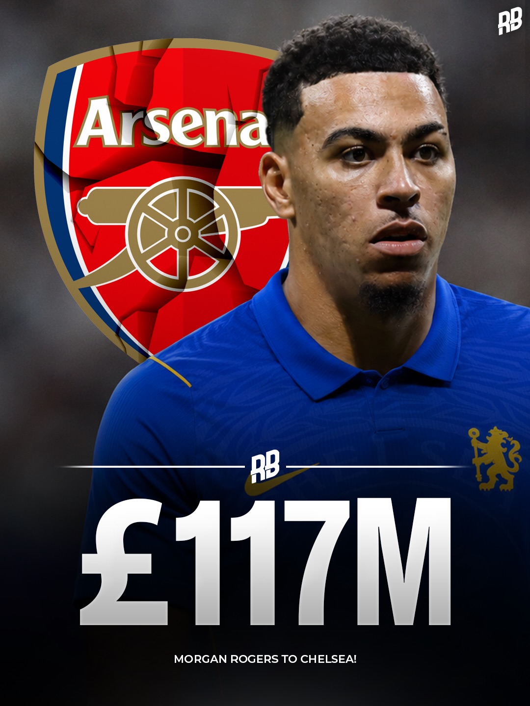THIS IS CRAZY… Chelsea have had a £117 million bid for Morgan Rogers accepted by Aston Villa… Arsenal wanted the 23-year-old… but he’s chosen Chelsea! 🤯

Big money… is Rogers worth it? 👀💰