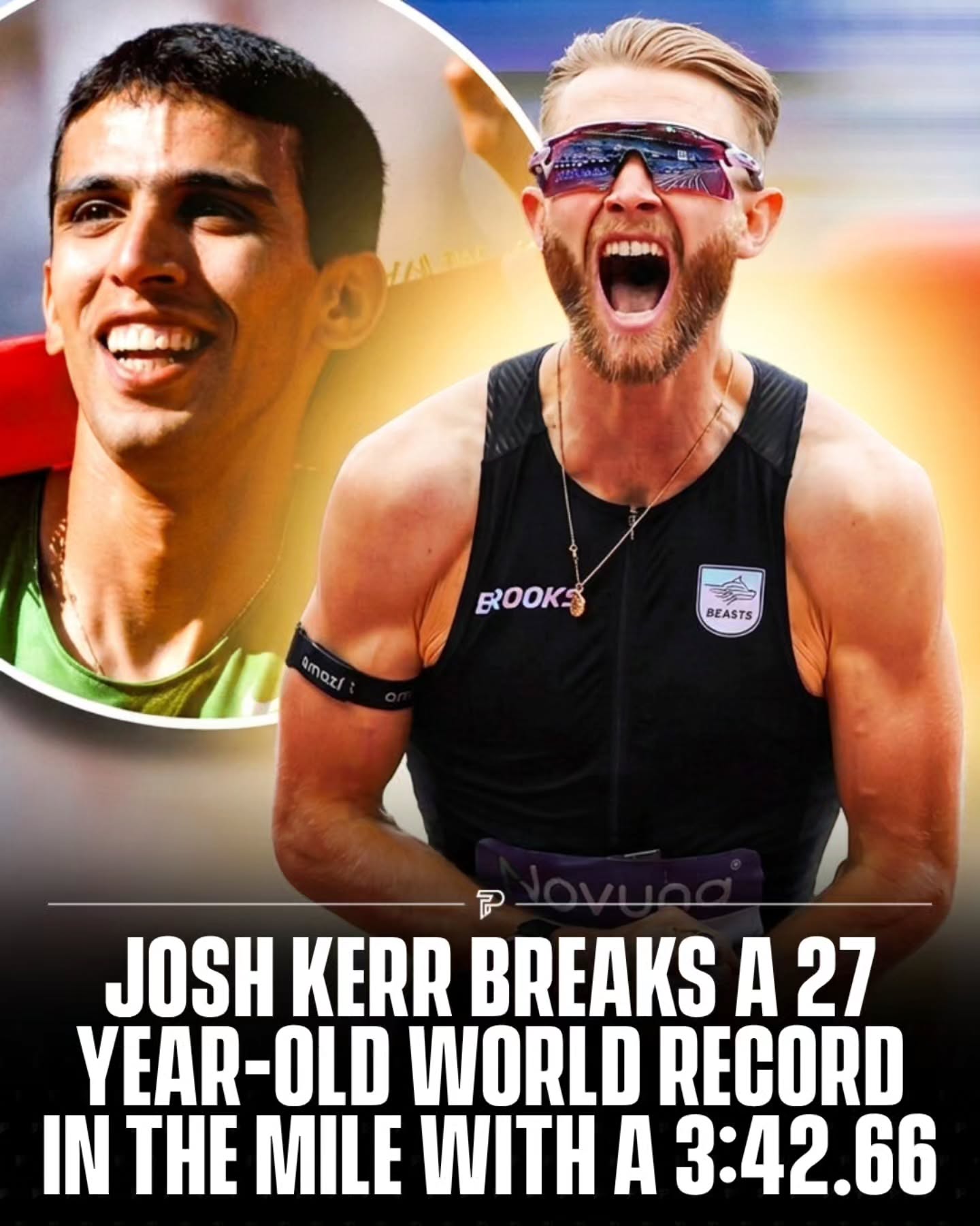 History has been made🏅

Josh Kerr has broken the men's mile world record at the London Diamond League, running an incredible 3:42.66 and ending a record that had stood for 27 years. The previous mark of 3:43.13 was set by Morocco's Hicham El Guerrouj in 1999.

A new chapter in athletics has officially begun🏅

#viral #pubity #news