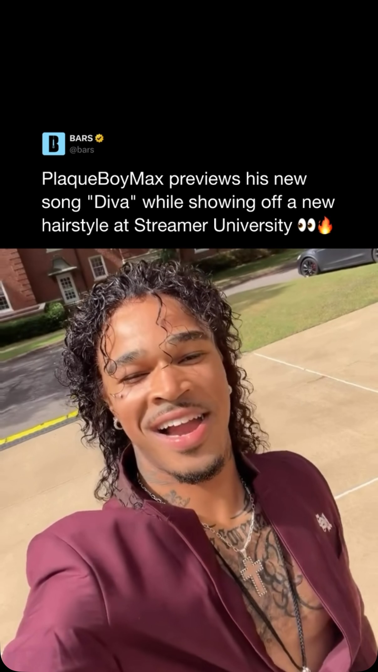 PlaqueBoyMax teased his new song "Diva" at Streamer University with a new hairstyle 👀🔥

Are you excited for new Max?