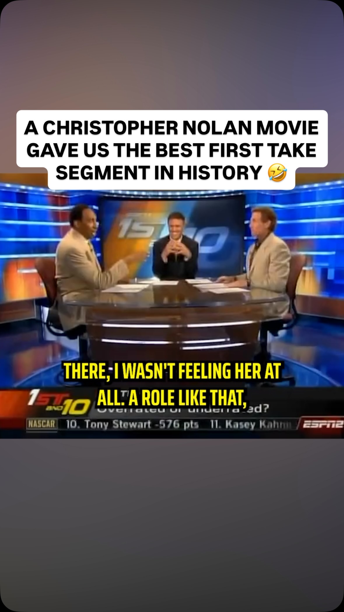 It’s been 18 years since Christopher Nolan’s “The Dark Knight” released in theaters, which means it’s been 18 years since the best First Take segment ever 😭

(🎥: @firsttake)