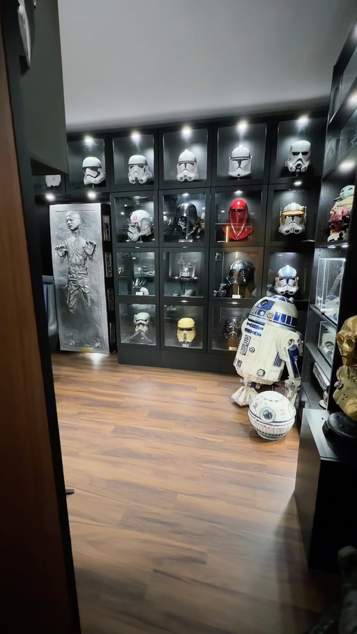 I can spend all day in my secret Star Wars collection room
