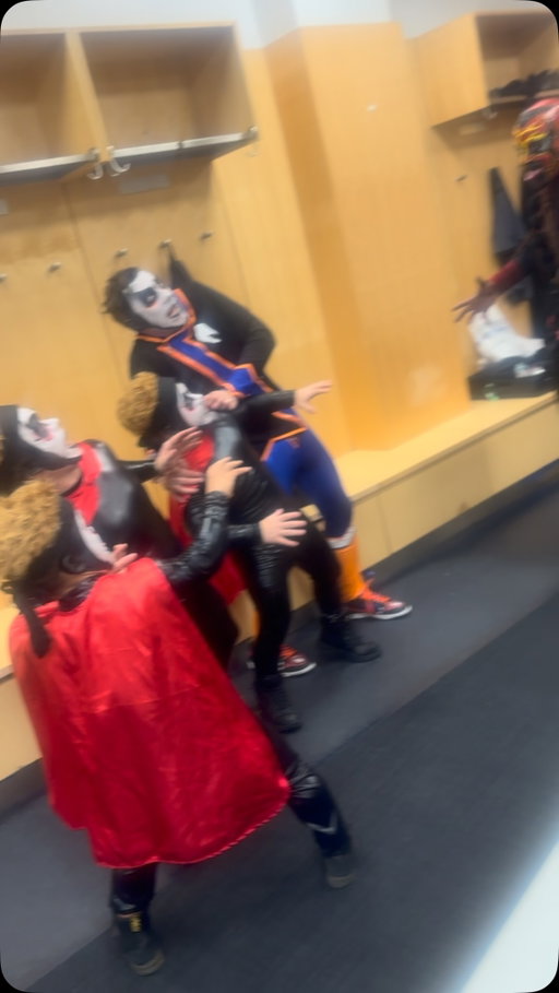 Danhausen and his mini hausens meets the Boogeyman