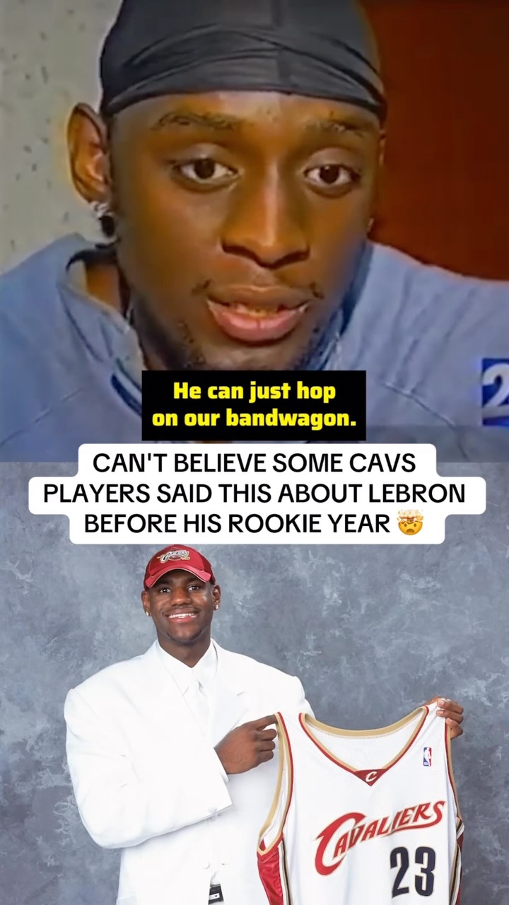 The Cavs didn’t seem too impressed about LeBron James before his rookie season 😱 (🎥: WVOX-TV)