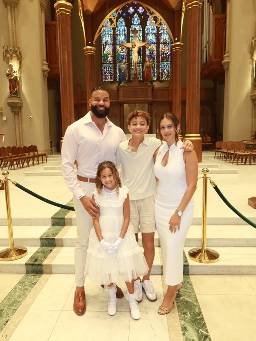 Happy Baptism Day to my babygirl, I know we took a little long to get here but today was exactly what it was meant to be. Mommy and Daddy’s prayer is that you always know how deeply you are loved not only by us but by God. May your faith continue to grow, your heart stay kind, and your light shine brightly wherever light takes you. We’re so proud of the sweet, compassionate, and incredible little girl you’re becoming. What a special day we’ll cherish forever. We love you endlessly. ✨🤍