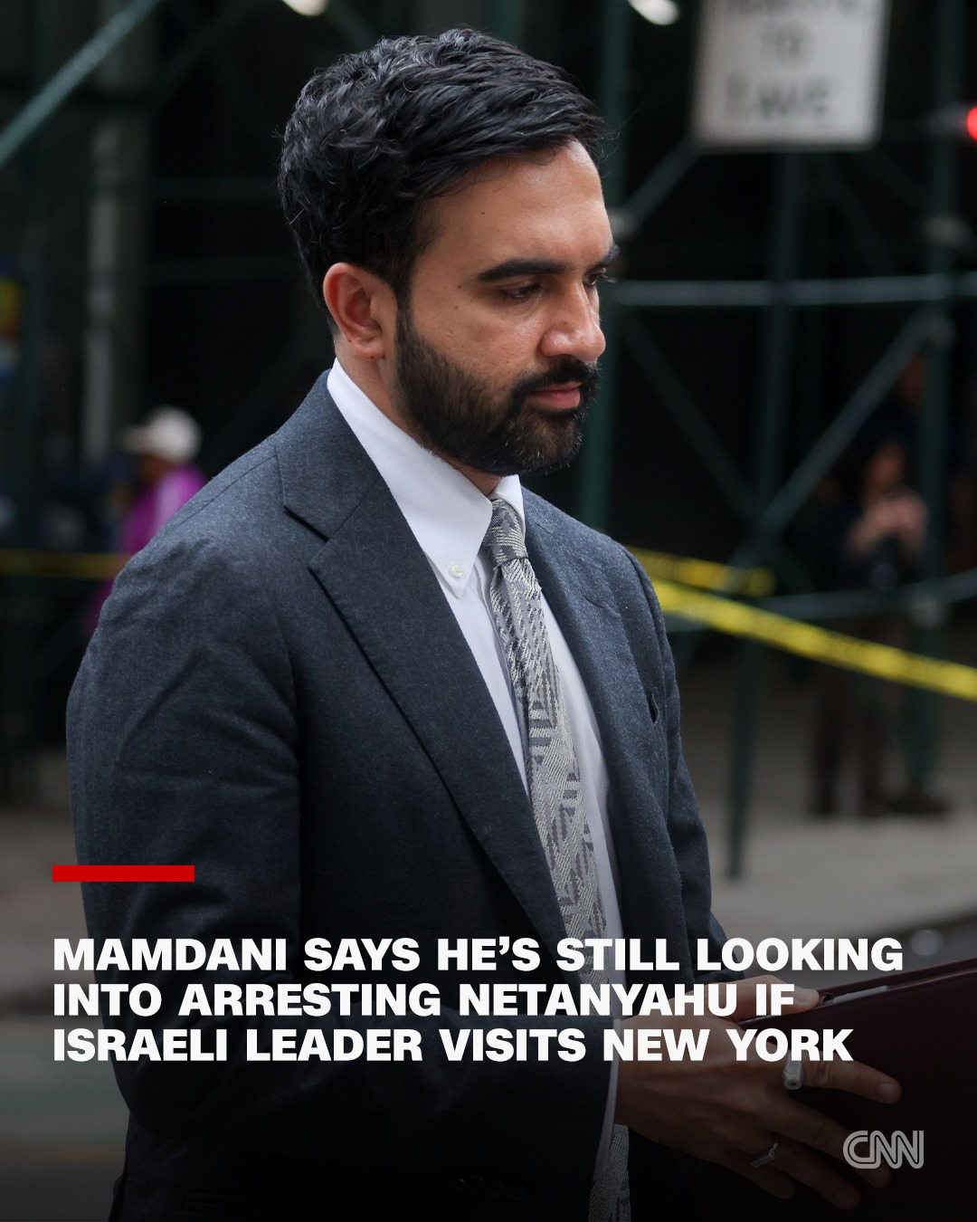 New York City Mayor Zohran Mamdani said his office is still looking into arresting Benjamin Netanyahu if the Israeli prime minister visits the city for the United Nations General Assembly in September.

Speaking on The New York Times' "The Interview" podcast, Mamdani said his administration's legal department is actively discussing the potential arrest of Netanyahu, something he vowed on the campaign trail to pursue.

"I believe that Prime Minister Netanyahu belongs in The Hague," Mamdani said. "He's a war criminal who has been charged by the International Criminal Court. And what you will find is that is an opinion that is held by many purely because of what his actions have wrought over these last many years."

Asked what he believed the law allowed him to do, Mamdani responded: "That's an active conversation with our legal department. However, what we've seen at the national level is a desire sometimes to write your own laws, to go outside of the bounds of legality. That's not something we have an interest in."

Tap the link in @cnn's bio to read more. 

📸: Michael Nagle/Bloomberg/Getty Images/File