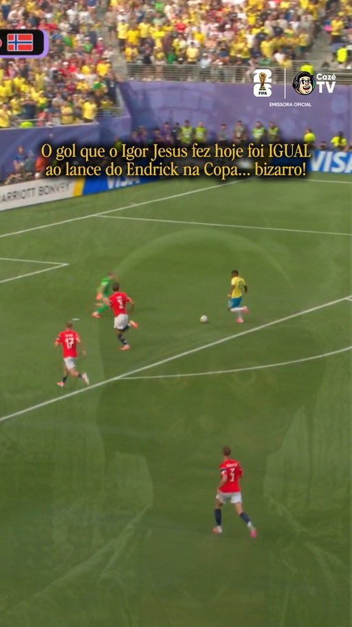 ISSO AQUI É BIZARRO 🤯

Simplesmente fazendo um gol praticamente IGUAL ao lance do Endrick na Copa 😢

O momento aconteceu no amistoso entre Notts County x Nottingham Forest (time do Igor) 🇧🇷

🚨 𝐒𝐄 𝐓𝐄𝐌 𝐂𝐎𝐏𝐀, 𝐄𝐒𝐐𝐔𝐄𝐂𝐄! É na CazéTV! 🤩📺

🎥 YouTube/Nottingham Forest FC 

#CopaNaCazéTV #CoberturaCazéTV #cztv04 #Original