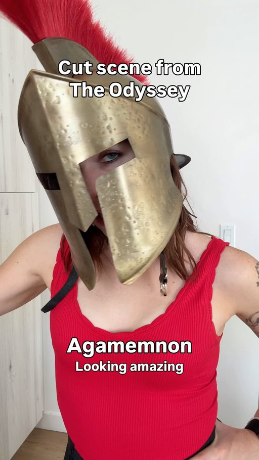 AURA FARMING AGAMEMNON #agamemnon #theodyssey #theodysseymovie #aurafarming