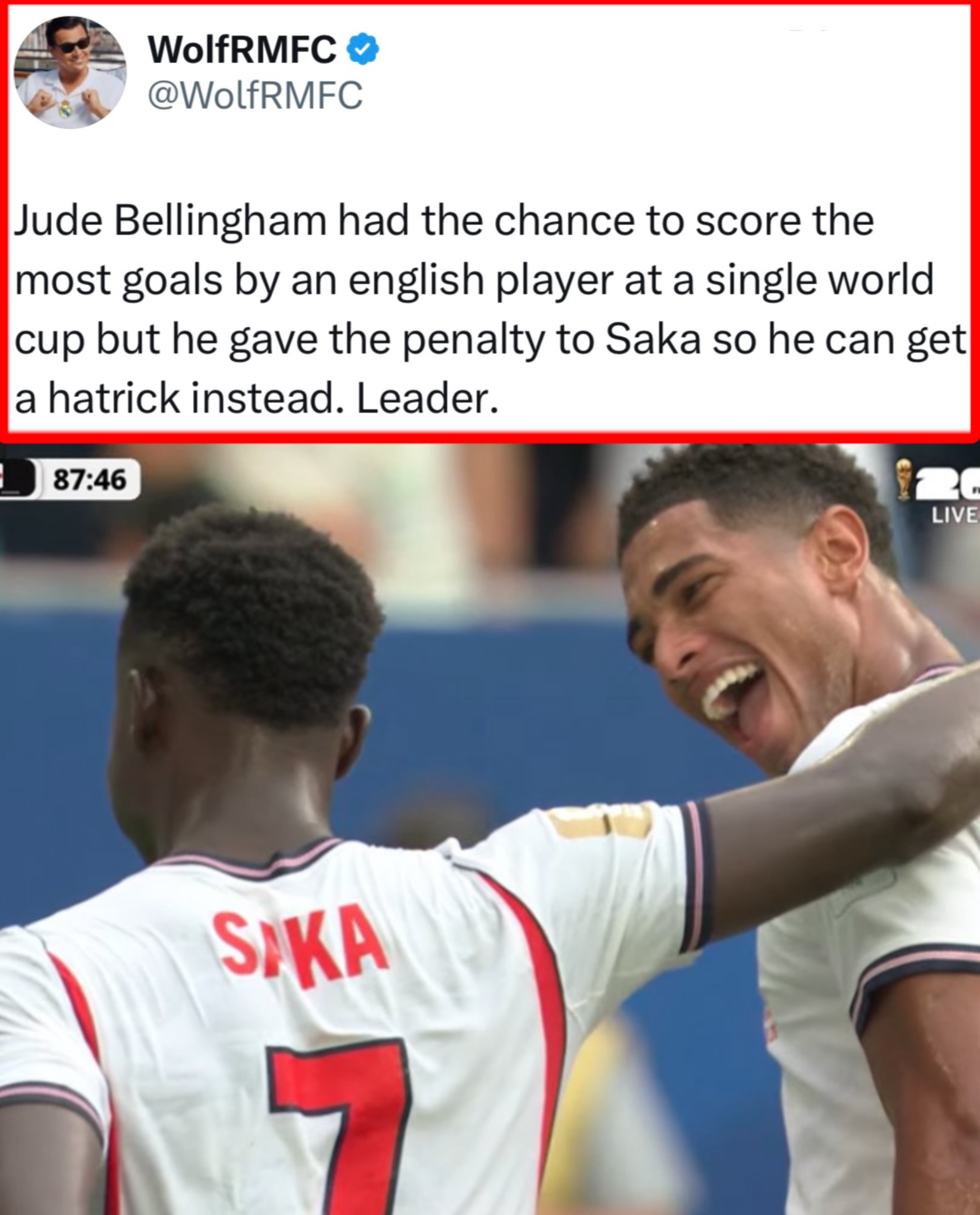 JUDE BELLINGHAM, WORLD CLASS 👏 

(h/t WoldRMFC/X alpineurglow/X harsh_ht08/X StoleyyG2)
