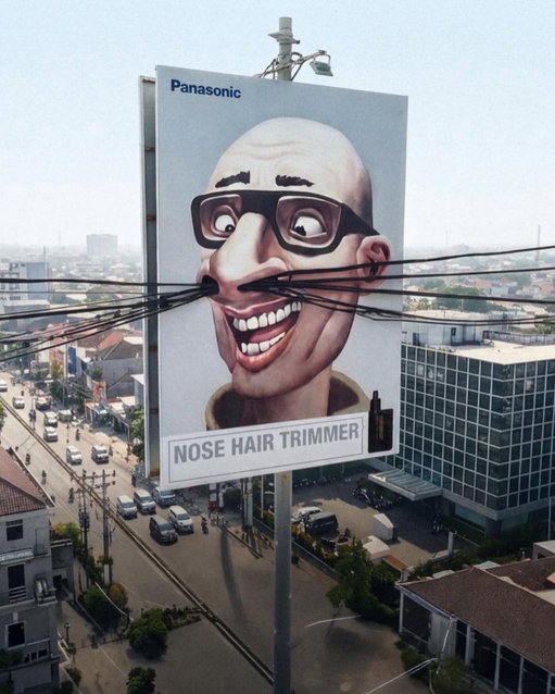 Vintage Panasonic Billboard