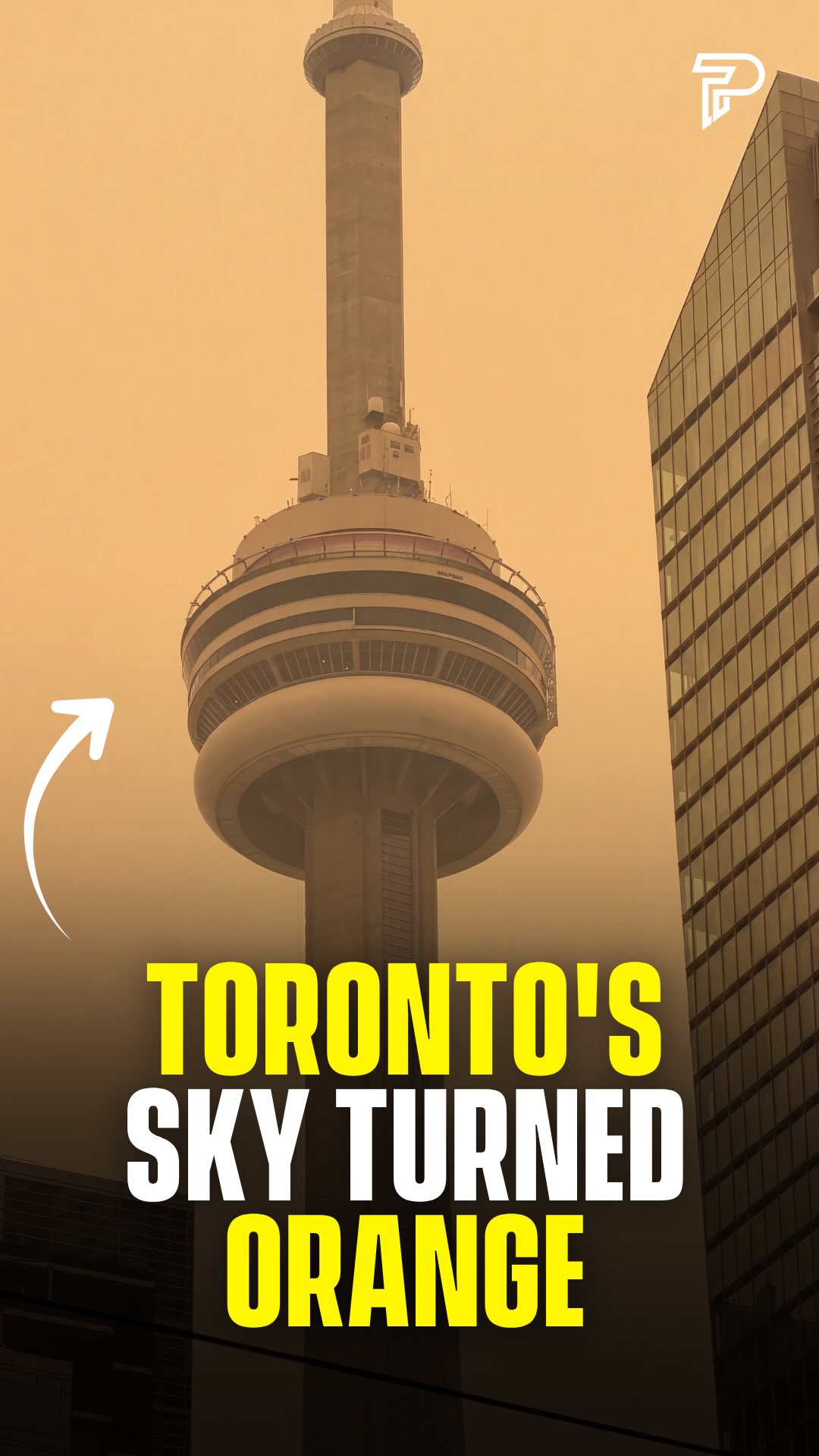 Toronto’s sky turned an eerie orange this week after wildfire smoke drifted in from northern Ontario.

According to IQAir, the city briefly ranked worst in the world for air quality, beating out Delhi and Doha for the top spot.

(via: @sashaa_abramova)

#reelheadline #pubity #viral