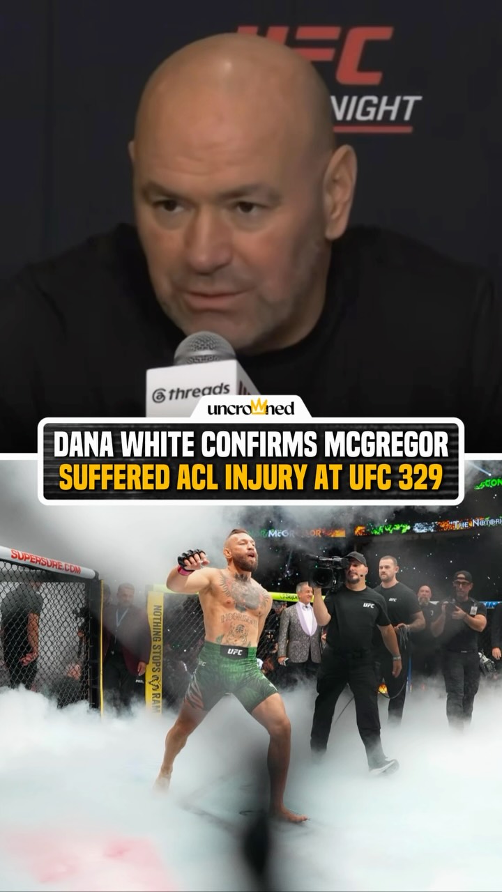 Dana White provides an update on Conor McGregor 🦵#UFC329
