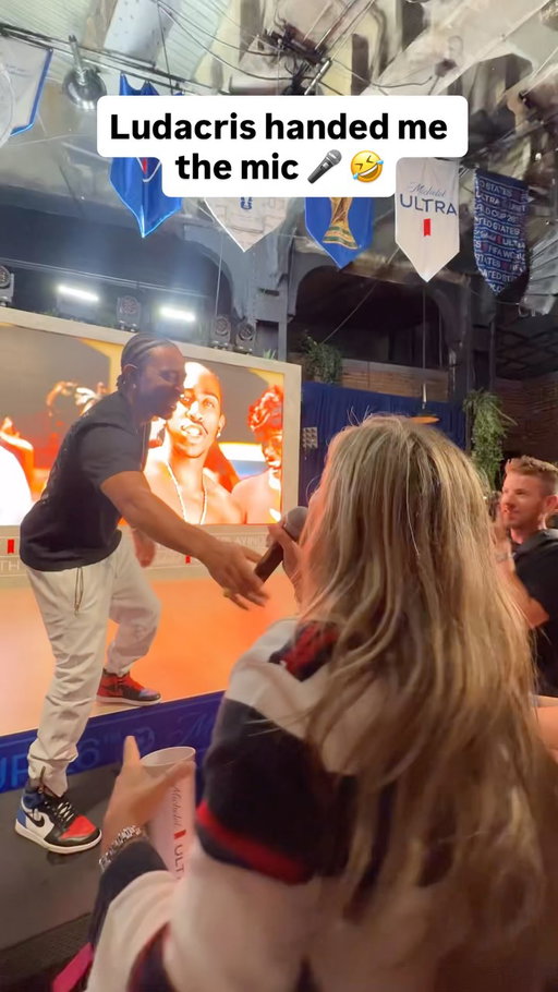 When @ludacris hands you the mic, you only got one option…GO OFF!!!!!!! @michelobultra

 #fifaworldcup2026 #nyc #ludacris
