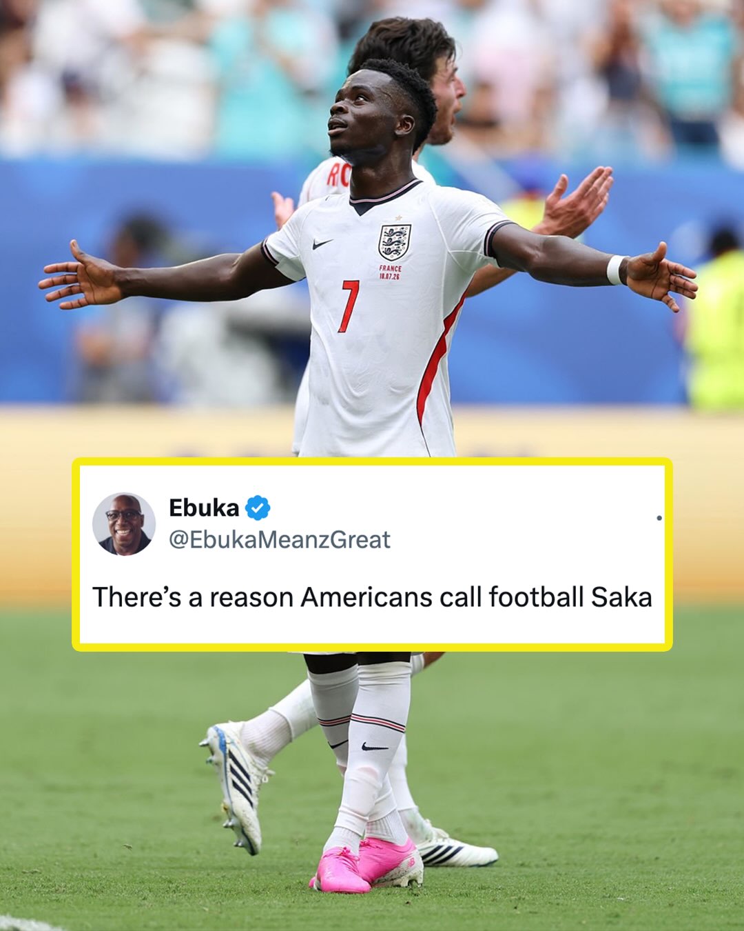 Bukayo Saka’s coming home in fine form after ending his World Cup with a hat-trick 🔥

The England star impressed in the third-place match against France, looking like his late-season injury woes are well behind him. Now, he has a chance to rest up for a few weeks before embarking on Arsenal’s Premier League title defense 💪