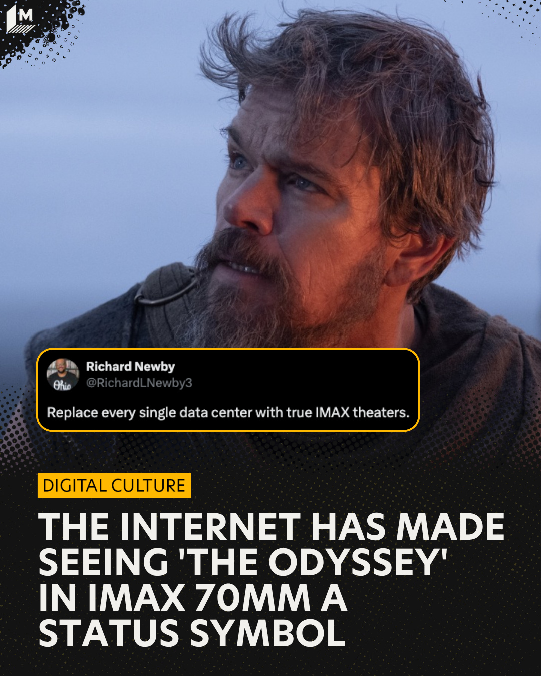 Summer's hottest ticket is an IMAX 70mm screening of The Odyssey.⁠
⁠
People have spent hundreds of dollars, undertaken road trips, and even planned pregnancies around the possibility of seeing Christopher Nolan's latest film in IMAX 70mm. Sure, you may think Odysseus' journey home to Ithaca was hard, but did he ever face the struggle of having the AMC app crash repeatedly while trying to get The Odyssey tickets?⁠
⁠
The Odyssey is the first movie to be shot entirely with IMAX film cameras, so Nolan's preferred way for people to watch the film is IMAX 70mm.  However, there are only 41 movie theaters in the world capable of screening that format. ⁠
⁠
Exclusivity breeds status, and the scarcity of IMAX 70mm screens has turned The Odyssey screenings into full-on status symbols. When IMAX 70mm tickets went on sale a full year in advance, they sold out within the hour. People are reselling their tickets for close to a thousand dollars. ⁠
⁠
Clearly, people don't just want to see The Odyssey. They want to see The Odyssey in its most premium, most expensive format, which has also been touted as its most definitive form.