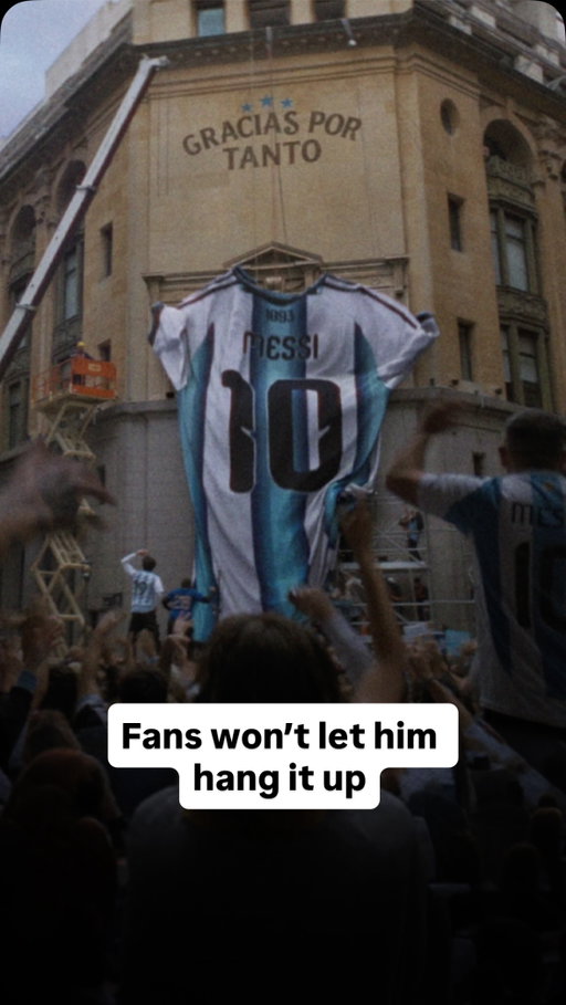 After today, they’ll try to hang up this jersey forever. In his locker, in museums, in stadiums.

But they can’t. Not today. Because they’ll have to rip his jersey off your back first. He can’t hang it up. Not while you’re still wearing it.