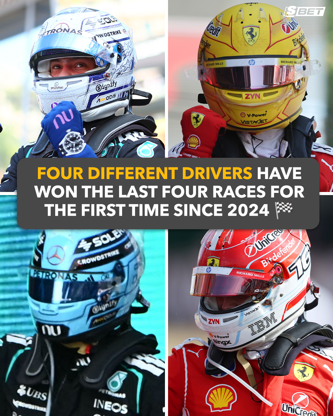 Will we see a different driver win a Grand Prix at Circuit de Spa-Francorchamps? 🏁