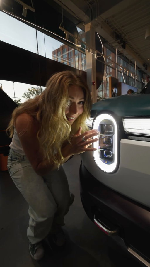 ASMR(2)…those haptic halos, though—am I right?!💡 

Thank you, Rivian. And thank you, @rjscaringe. This partnership has been so fun! 🤩