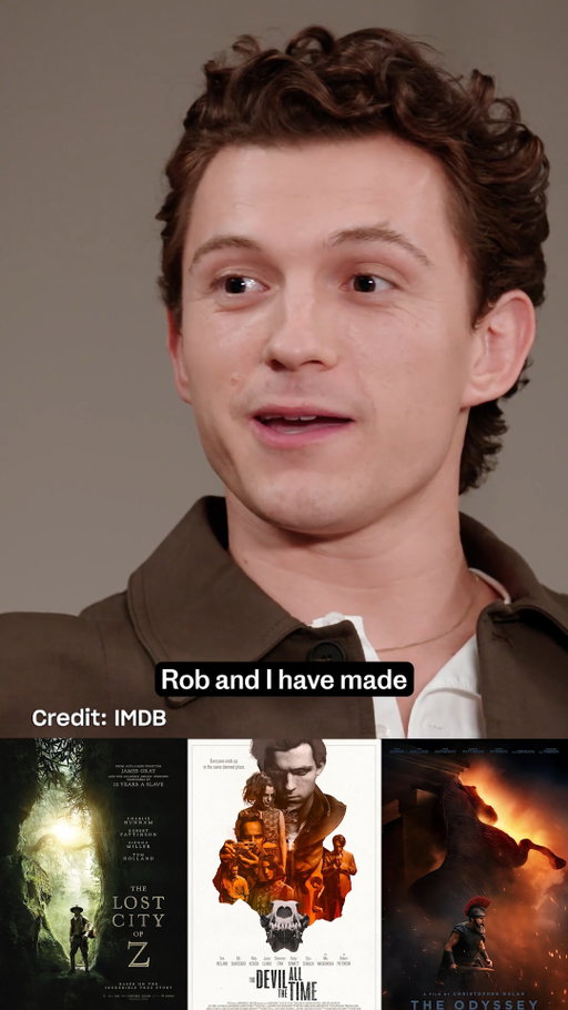 What are friends for? 😂 Tom Holland has a hilarious reason as to why Robert Pattinson made him feel safe on the set of 'The Odyssey.'

#tomholland #robertpattinson #theodyssey