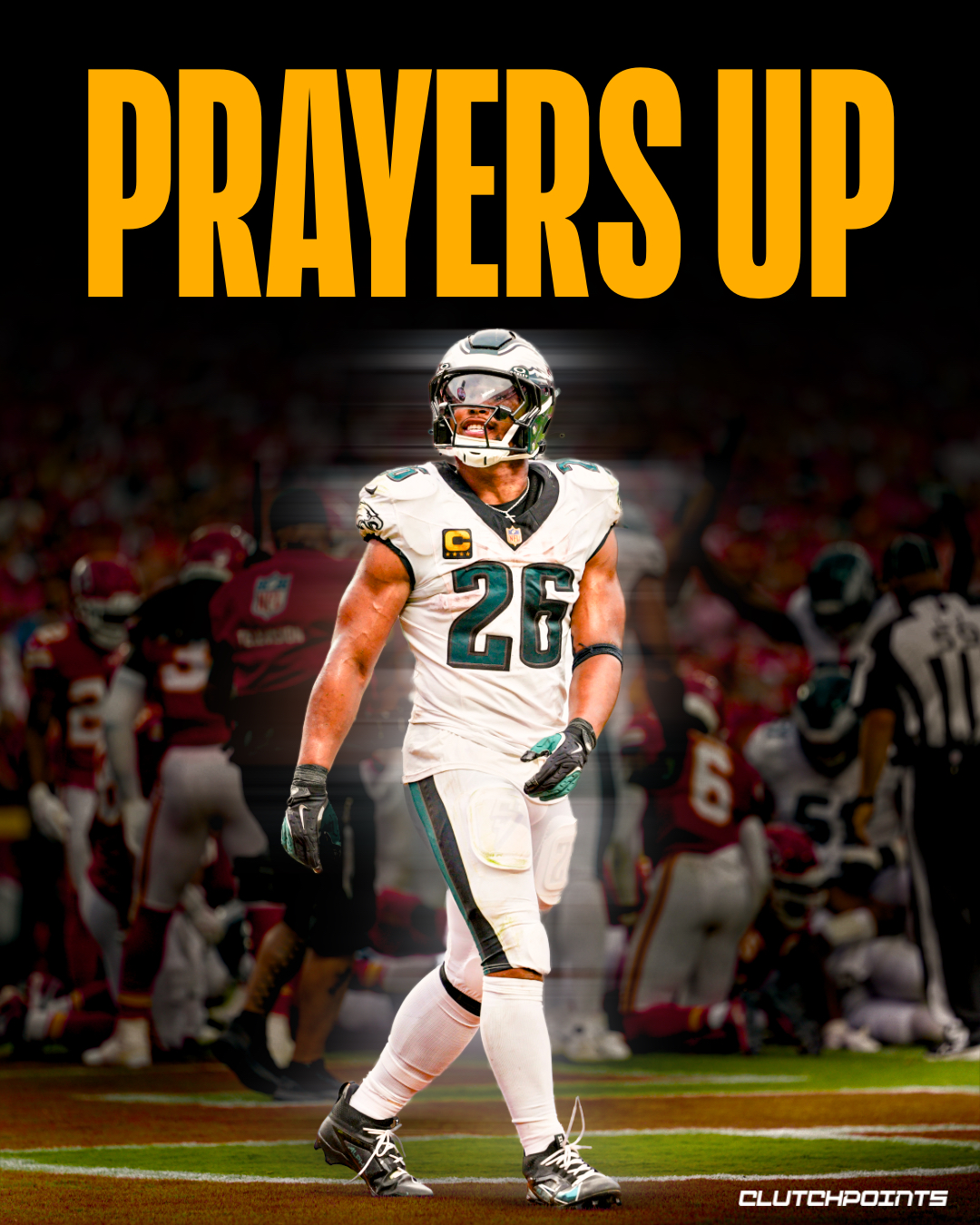 Philadelphia Eagles running back Saquon Barkley and his family are thankfully safe and unharmed following a terrifying attempted burglary at their Pennsylvania home early Saturday morning. 

Police responded to a burglary in-progress call around 5:00 a.m. after at least one suspect managed to enter the residence while the family was inside. 

Fortunately, the suspects fled the scene before officers arrived, and no injuries were reported.

This incident follows a troubling and growing trend of professional athletes, including Patrick Mahomes, Travis Kelce, and Joe Burrow, being targeted by high-profile theft rings. 

Local authorities are already working alongside federal investigators to see if this break-in is connected to those larger networks. 

While the family is understandably shaken up by the invasion, the most important thing is that Saquon and his loved ones came out of the situation completely safe.