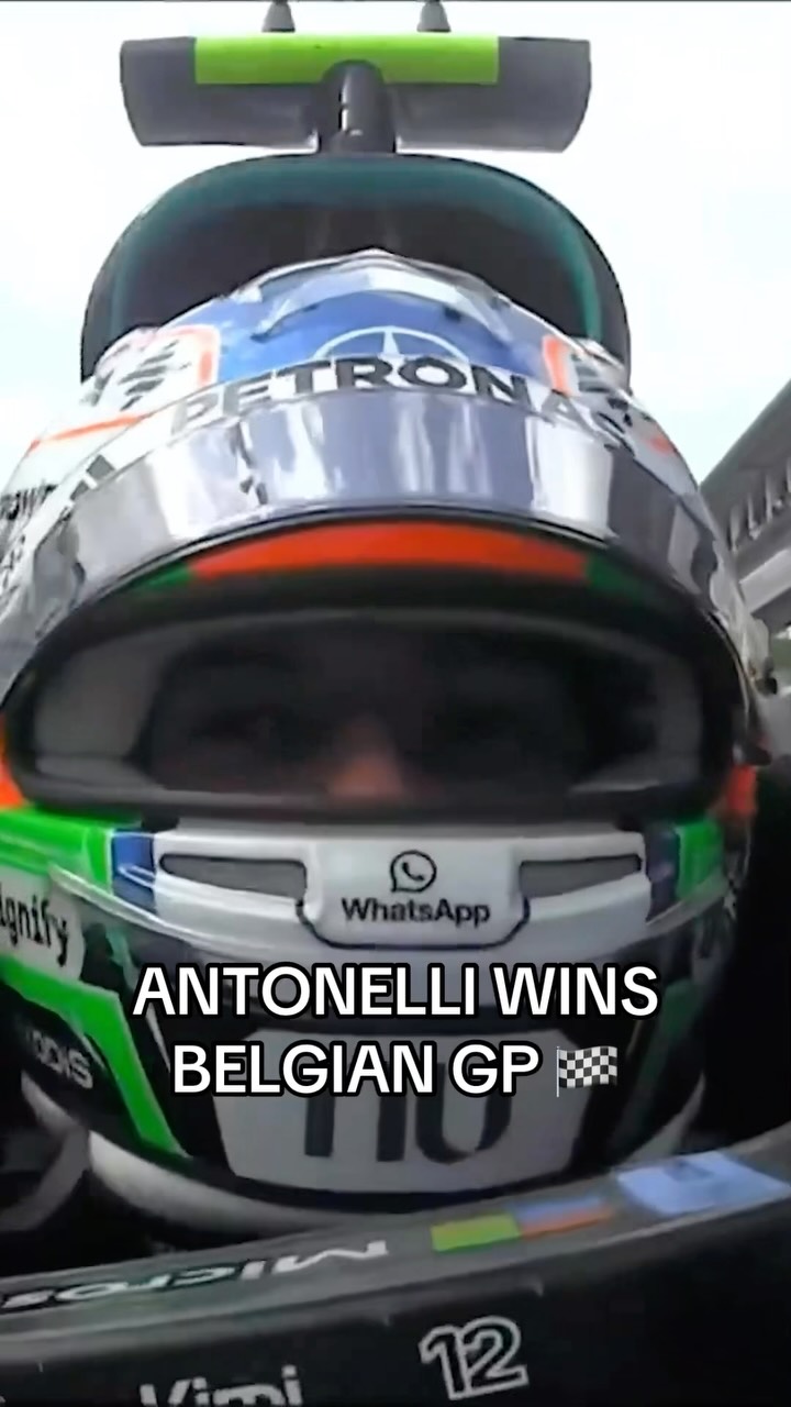 2026 has been the year of Kimi Antonelli 👏🇮🇹 #BelgianGP #F1