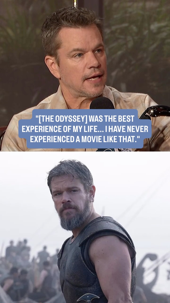 Matt Damon on what the incredible experience was like filming Christopher Nolan’s ‘The Odyssey’

‘The Odyssey’ is out now in theaters nationwide!