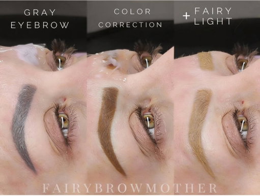 Not only can I color correct your gray brows, but in the same appt I can lighten them using FairyLight. Come see me and let's get you looking like cutie petutie before the holiday season👌🤩
.
When healed the lightened brows will lose the orange hint and go to a neutral color...we can then add hairstrokes or leave them as is!
.
#fairybrowmother #utahbrows #utahmicroblading #utahnanobrows #browfix