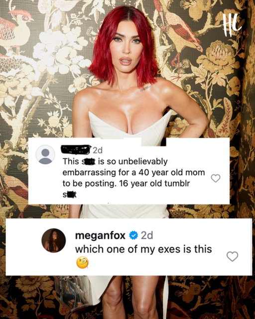Seriously though. Who would blast Megan Fox over a lingerie photoshoot? (📸: Getty Images; Instagram)