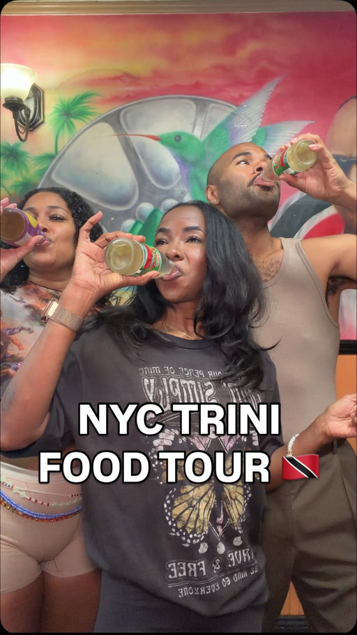 NYC Trini Food Tour with locals! Follow @chefwillcoleman and @jaleesajaikaran for PART TWO