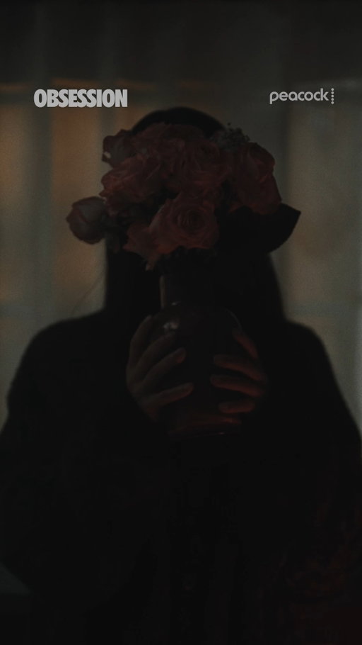 Aw, she got him flowers 😅

#Obsession is streaming on Peacock.