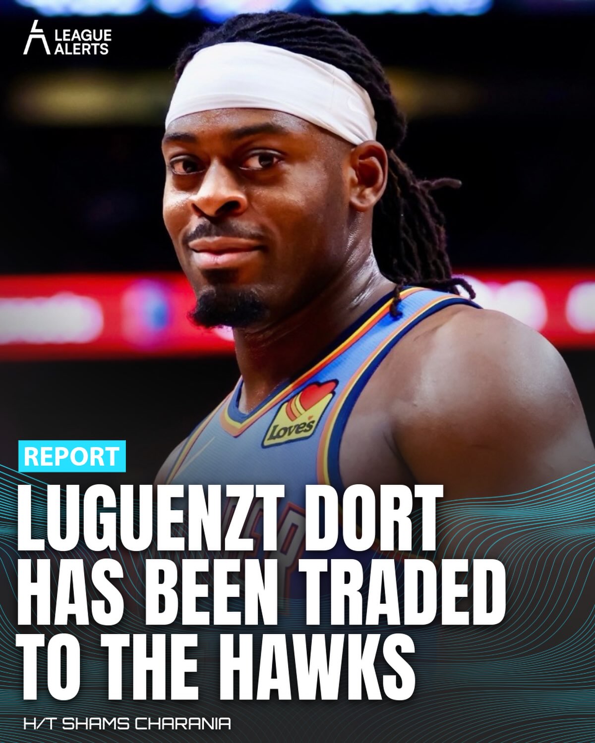 The Oklahoma City Thunder trading All-Defensive wing Lu Dort to the Atlanta Hawks in a three-team deal that sends three second-round picks to OKC, former No. 1 pick Zaccharie Risacher to the Dallas Mavericks and Ryan Nembhard to Atlanta