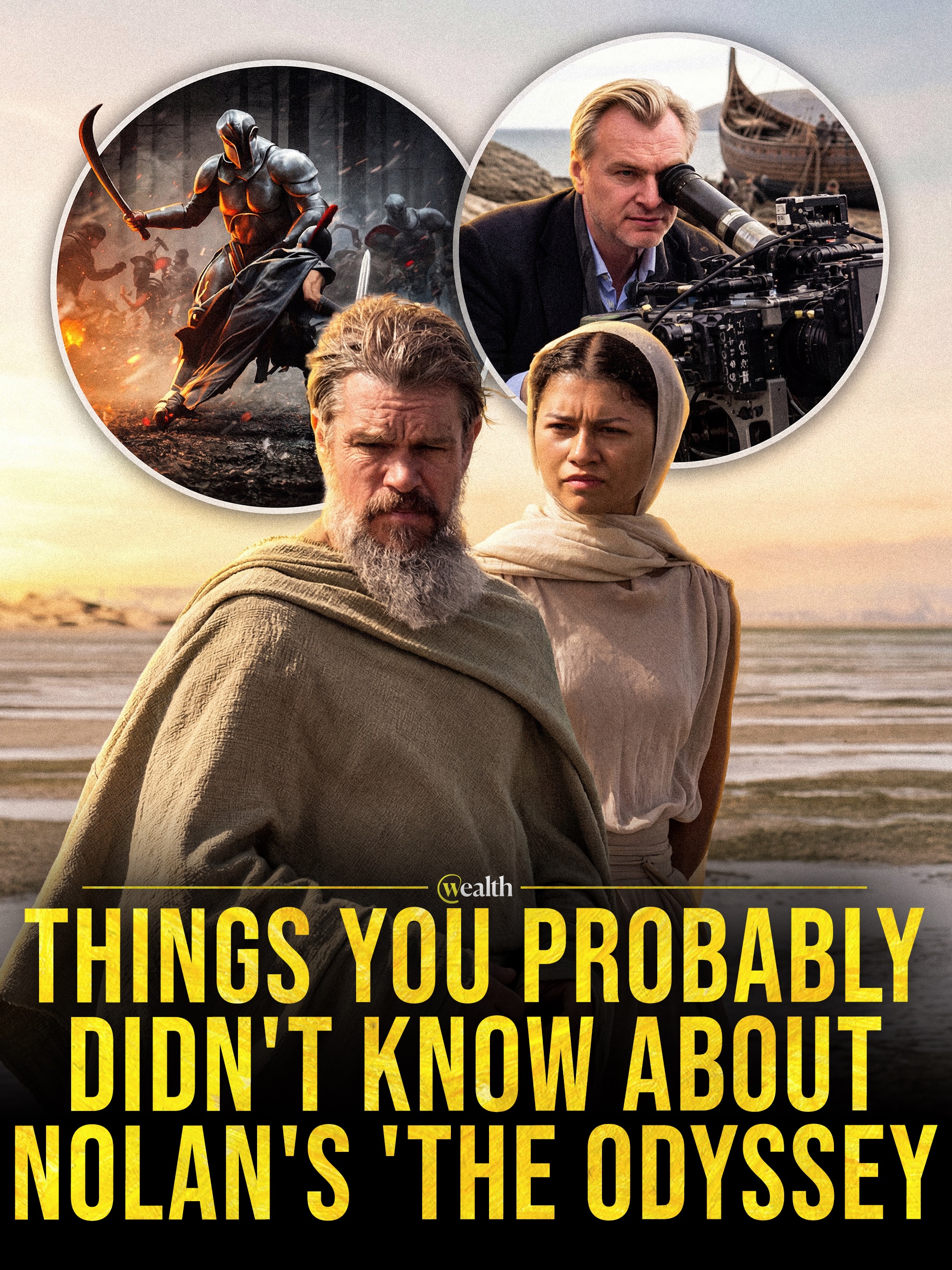 IMAX cameras recorded Nolan’s entire 172-minute epic. 🎥🎬

Christopher Nolan’s 172-minute adaptation of Homer’s epic reportedly cost more than $250 million, his largest production budget. Crews exposed more than two million feet of film during a 91-day shoot, while each IMAX magazine allowed only about three minutes of recording before a reload.

Nolan and IMAX also developed quieter cameras and insulated housings for dialogue scenes. The film opened July 17, but few cinemas can project its full 15/70 IMAX print.

#TheOdyssey #ChristopherNolan #IMAX #Filmmaking #Cinema