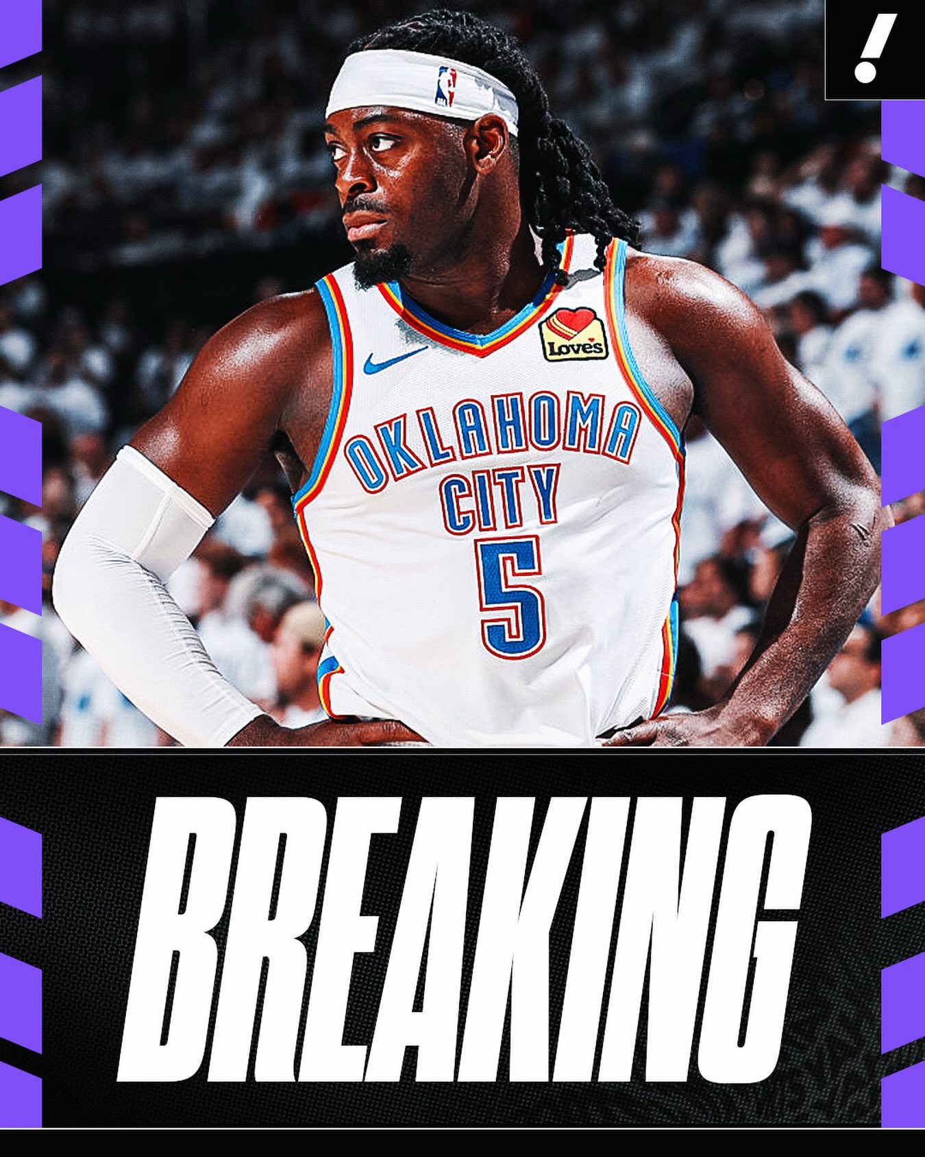 BREAKING: The Oklahoma City Thunder are trading All-Defensive wing Lu Dort to the Atlanta Hawks in a three-team deal, per @Shams.

OKC receives: Three second-round picks
Dallas receives: Zaccharie Risacher
Atlanta receives: Lu Dort & Ryan Nembhard