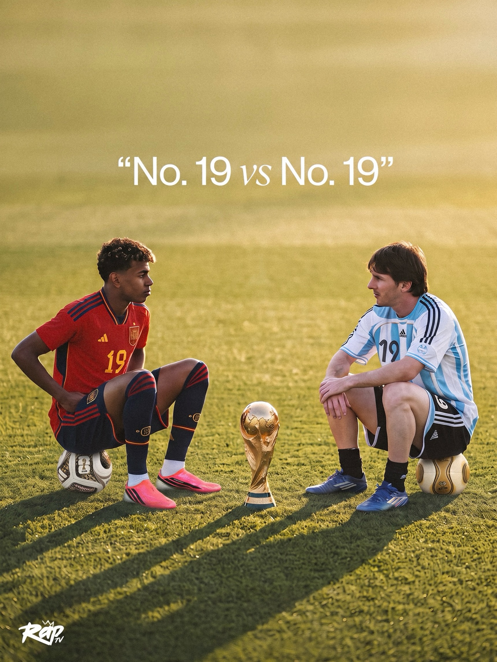 Both Lionel Messi & Lamine Yamal wore #19 in their World Cup debuts‼️🏆

This is Yamal's first World Cup and the very first time he will play against Messi 👀

Messi wore #19 in his first World Cup in 2006 for Argentina, and today could be his last ⚽️

Who do y'all have winning⁉️🤔
