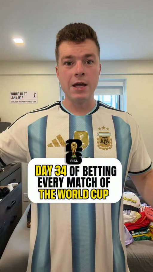 Day 34 of Betting Every Match of the World Cup 

We made it to the World Cup Final. It all comes down to this to make the series profitable 

🇪🇸 Rodri first goalscorer +2200 

C’MONNNN