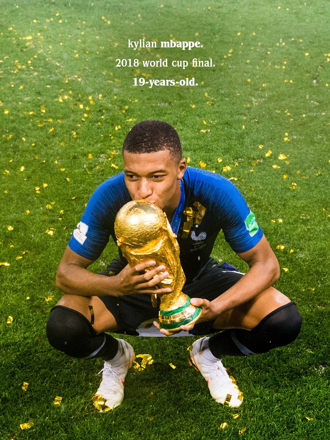 In 2018, a 19-year-old Kylian Mbappe led France to victory in the World Cup final, their second ever World Cup trophy… 

Lamine Yamal, also 19, can do the same thing for Spain tonight. 🧏🏽‍♂️