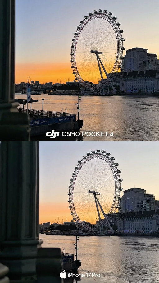 Can the DJI Osmo Pocket 4 replace the iPhone 17 Pro for video? 🤔

After testing both side by side for the past few weeks, here’s my honest take:

The iPhone 17 Pro is still an incredible all-round camera and it’s hard to beat for convenience. It’s always in your pocket, shoots fantastic video and is perfect for everyday moments.

But when video quality is the priority, the DJI Osmo Pocket 4 comes out on top for me. The built-in gimbal creates incredibly smooth footage, the subject tracking is genuinely impressive, the low-light performance exceeded my expectations, and the 4K 240fps slow motion adds a level of creativity that’s hard to match.

So, will I stop filming on my iPhone? No.

But if I’m heading out specifically to create content, the Osmo Pocket 4 is the camera I’ll reach for first.

Which one would you choose?
#djipocket4 #cinematicvideo #videocamera