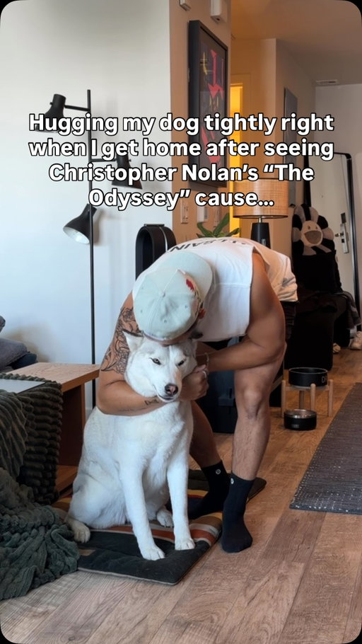 Any dog owners that watched The Odyssey knew that Argos’s relationship with Odysseus was the real tear-jerking storyline and I am willing to die on that hill #theodyssey #christophernolan #argos