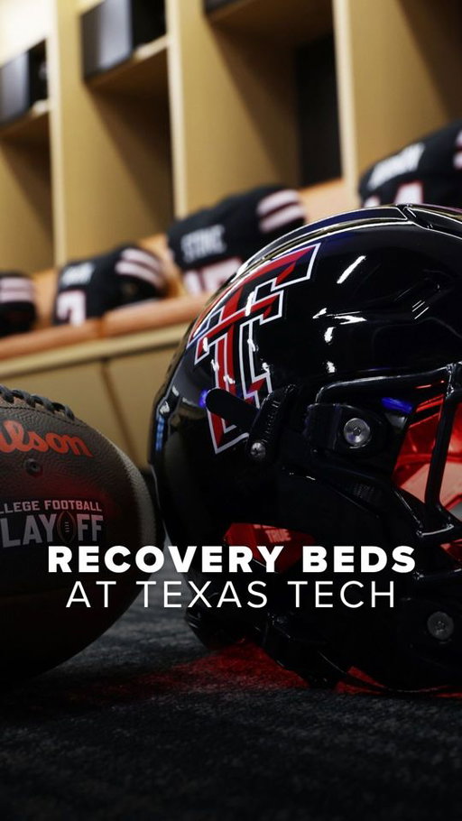Texas Tech is investing in recovery in a big way 🏈

The Red Raiders recently added two sensory deprivation dry float beds to their new football facility, alongside hydrotherapy, cryotherapy, a hyperbaric chamber and more.

According to the school's head athletic trainer, a 30-minute nap in the sensory-deprived environment can be comparable to two hours of restful sleep.