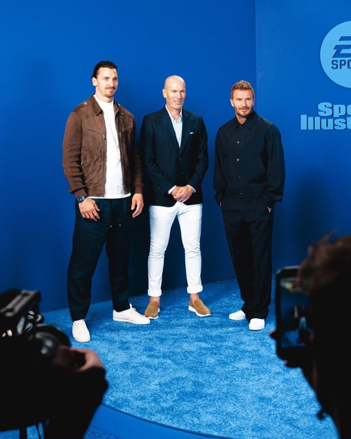 Very nice to gather with friends  @zlatan @davidbeckham to talk about football in NY thanks to @easportsofficial