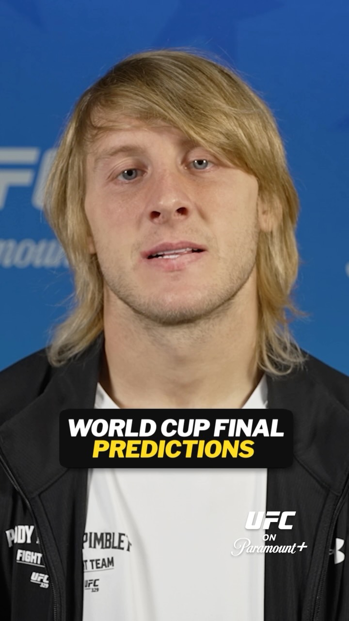 World Cup Final: UFC Fighter Predictions 🔮

Are you rolling with Spain or Argentina?! 🤔🏟️
