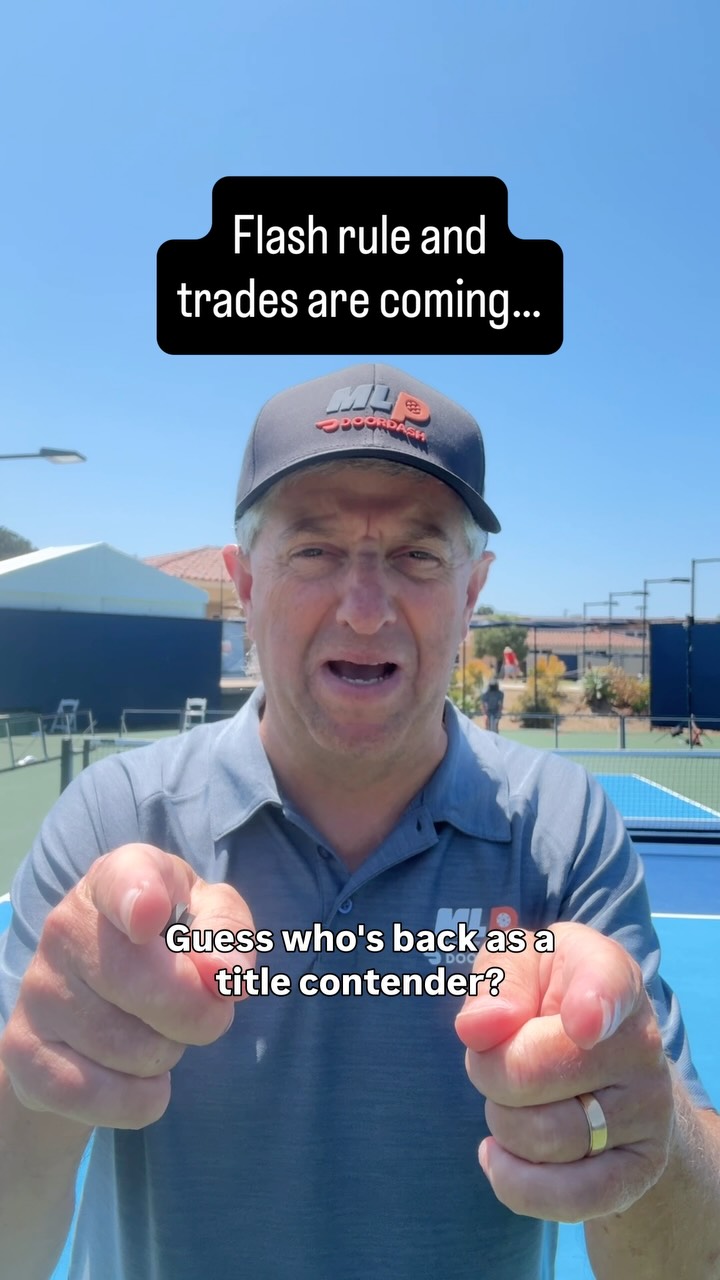 @dallasflashpb rule San Diego and grab the @majorleaguepb belt. @jdubpickleball and crew play phenomenal.  And trades are brewing with the trade deadline Monday at noon.  @pickleballdotcom will have all the news covered. Chicago up next with coverage starting Thursday on @pickleballtv #pickleball #flashmob #voiceofpickleball 🎙️