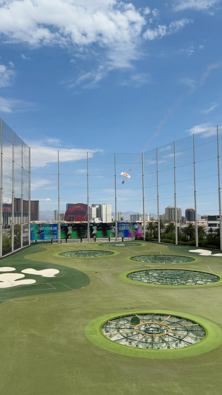 Red Bull just DROPPED BY Top Golf Las Vegas for the Finals Watch Party @redbullairforce