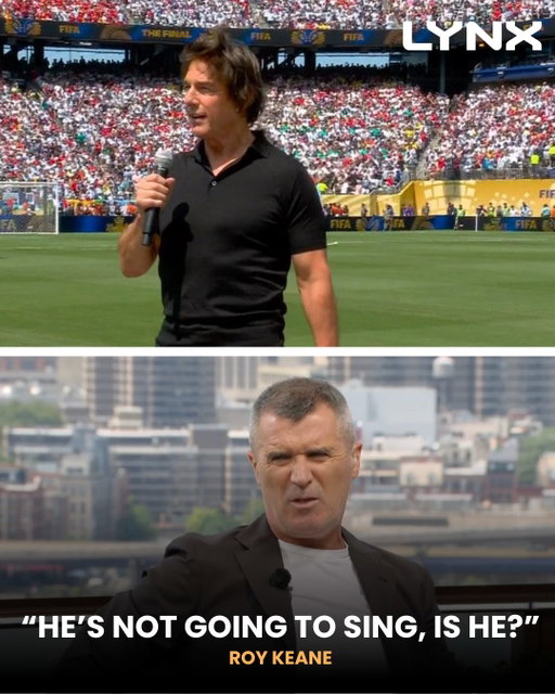 Roy Keane had the only acceptable reaction when Tom Cruise appeared on the screen ahead of the World Cup final 🤣

Our World Cup coverage is brought to you by @lynx