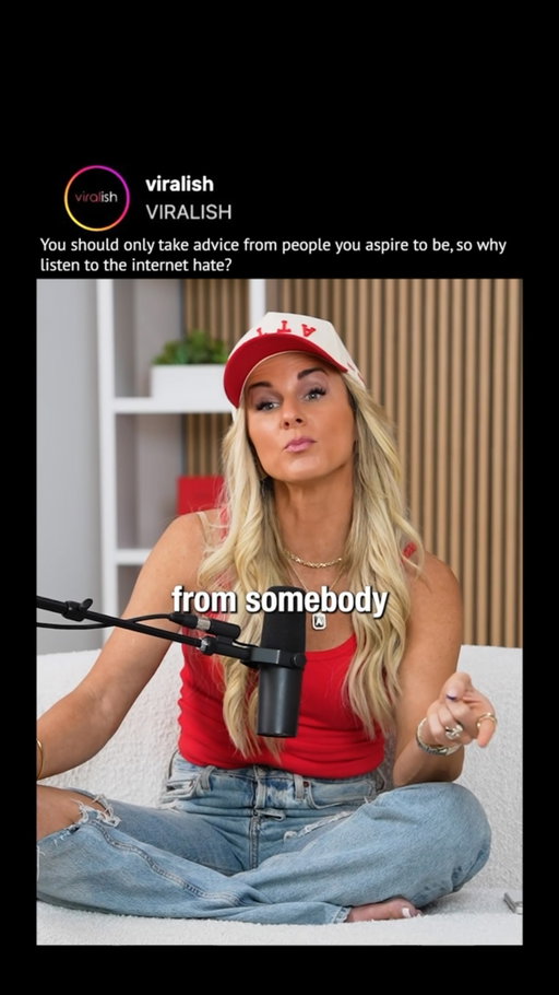 Never take advice from someone who you wouldn’t trade places with