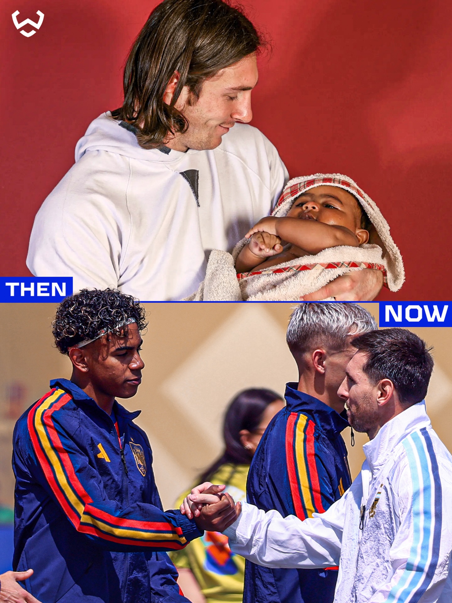 Lamine Yamal and Leo Messi reunited on football’s biggest stage. 🌍✨

Some stories are just meant to happen. 🥹

(Top 📸: Joan Monfort)